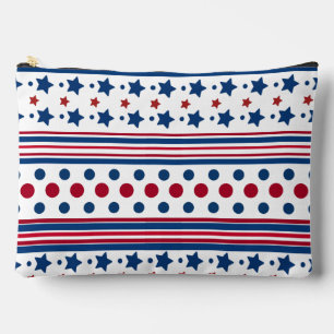 Bolsito Accesorio Grande 4 De Julio Grande Patriótico Blanco Rojo Y Azul