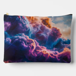 Bolsito Accesorio Grande Abstract Space Nebula Art - Colorful Cosmic
