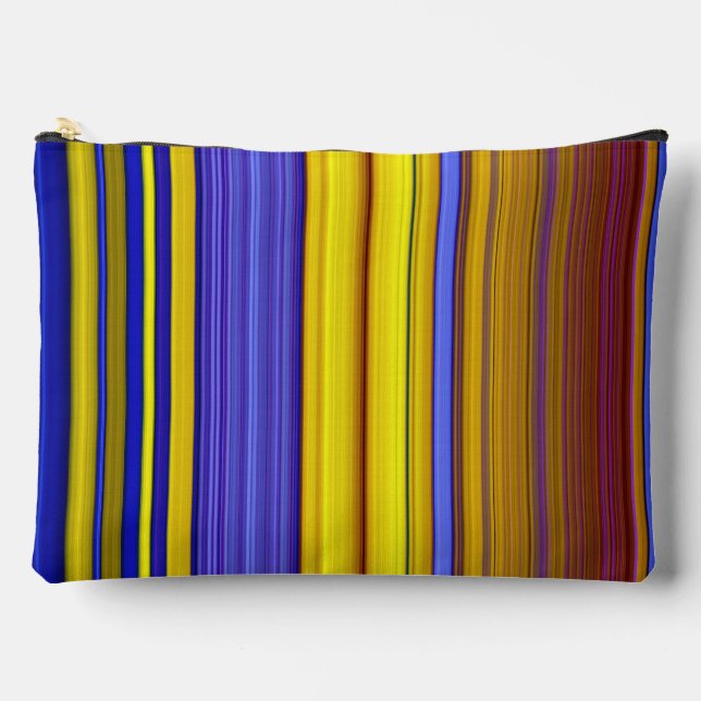 Bolsito Accesorio Grande Abstract Stripes Design 1 (Anverso)