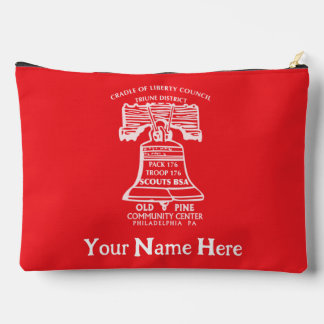 Bolsito Accesorio Grande Accessory Pouch Large - Red (Personalized)