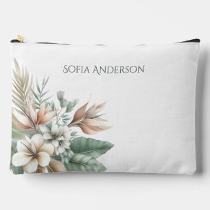 Bolsito Accesorio Grande Acuarela Colores Tropical Elegancia-Pastel