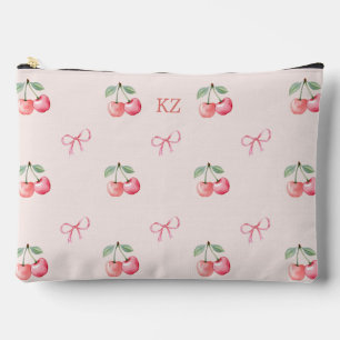 Bolsito Accesorio Grande Acuarela linda cerezas y arcos.