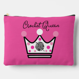 Bolsito Accesorio Grande Adorable Crochet Queen Gift