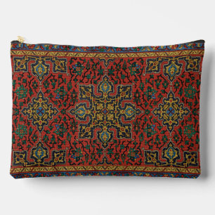Bolsito Accesorio Grande Alfombra Persa Clásica Rojo Azul