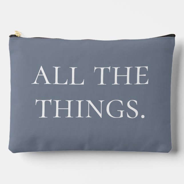 Bolsito Accesorio Grande All The Things Minimal Pouch (Anverso)
