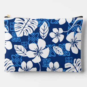 BOLSITO ACCESORIO GRANDE ALOHA FRIDAY PATTERN EN AZUL