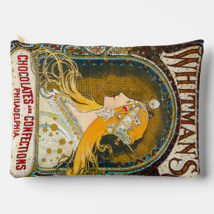 Bolsito Accesorio Grande Alphonse Mucha vincula el anuncio de Whitman