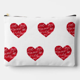 Bolsito Accesorio Grande Amamos Porque Primero Fue Blanco