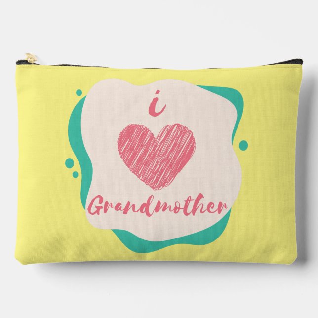 Bolsito Accesorio Grande amo a la abuela (Anverso)