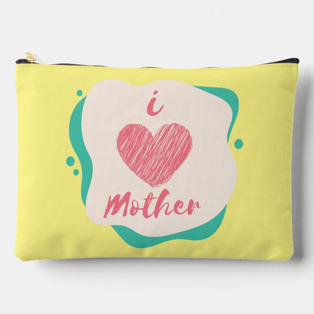 Bolsito Accesorio Grande amo a mi madre (Anverso)