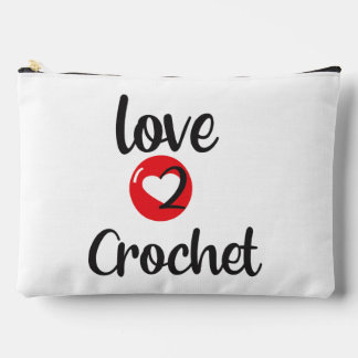 Bolsito Accesorio Grande amor 2 crochet