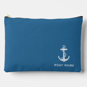 Bolsito Accesorio Grande Ancla de barco náutico y nombre personalizado