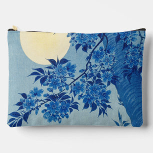 Bolsito Accesorio Grande Árbol azul bajo la luz de la luna: noche de flor d