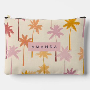 Bolsito Accesorio Grande Árbol de palmas tropicales de sol Pastel personali