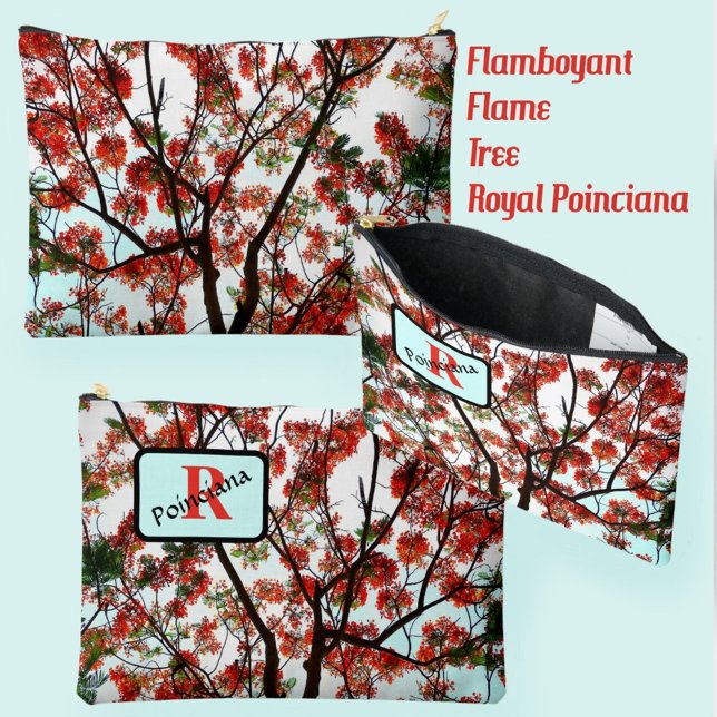 Bolsito Accesorio Grande Árbol flamígero de la Poinciana Real (Subido por el creador)
