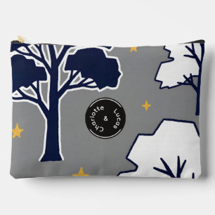 Bolsito Accesorio Grande Árbol y estrella personalizados de la moderna zona