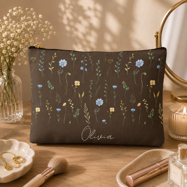 Bolsito Accesorio Grande Arcoíris floral boho (Subido por el creador)