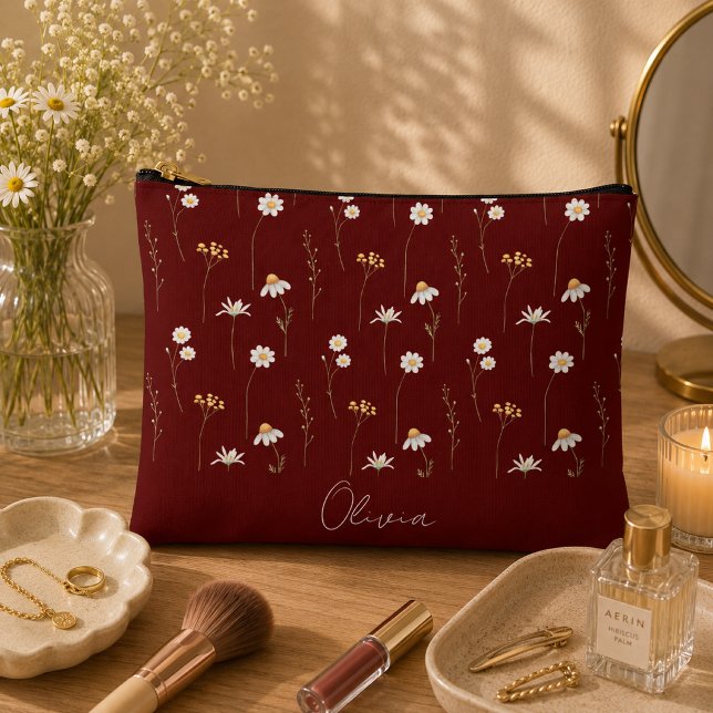 Bolsito Accesorio Grande Arcoíris floral boho (Subido por el creador)