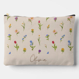Bolsito Accesorio Grande Arcoiris floral de Boho