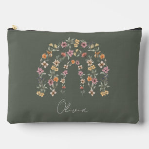 Bolsito Accesorio Grande Arcoiris floral de Boho