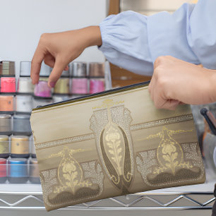 Bolsito Accesorio Grande Art Nouveau Tall Vases Flor Boda Novia