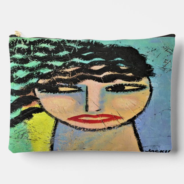 Bolsito Accesorio Grande Arte abstracto original (Anverso)