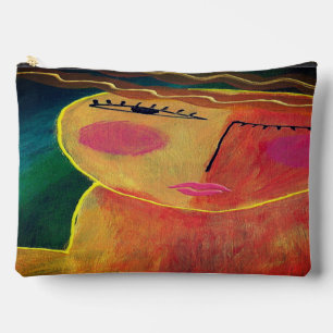 Bolsito Accesorio Grande Arte abstracto original