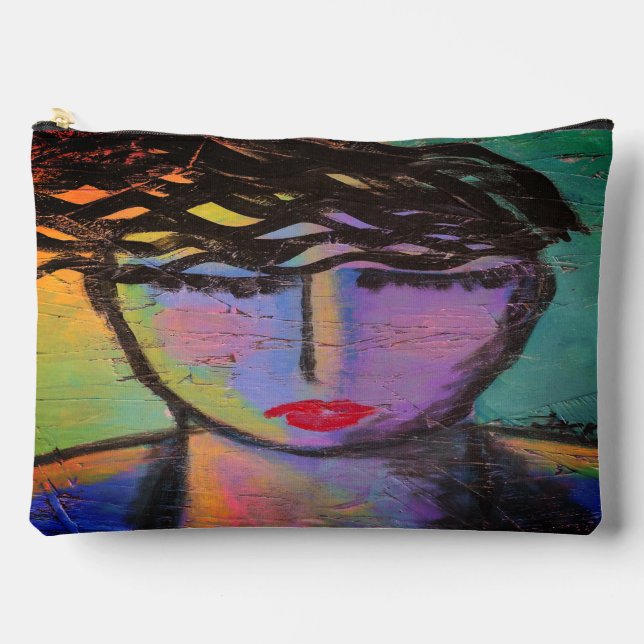 Bolsito Accesorio Grande Arte abstracto original (Anverso)