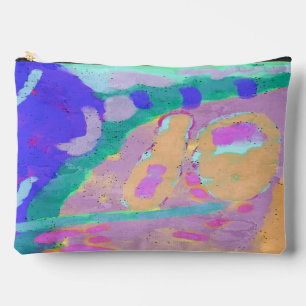 Bolsito Accesorio Grande Arte abstracto original