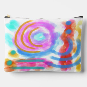 Bolsito Accesorio Grande Arte abstracto original