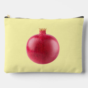 Bolsito Accesorio Grande Arte de Fruta de Granada Roja Entera Fresca Comida