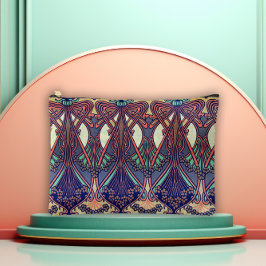 Bolsito Accesorio Grande Arte Floral Clásico Modernista