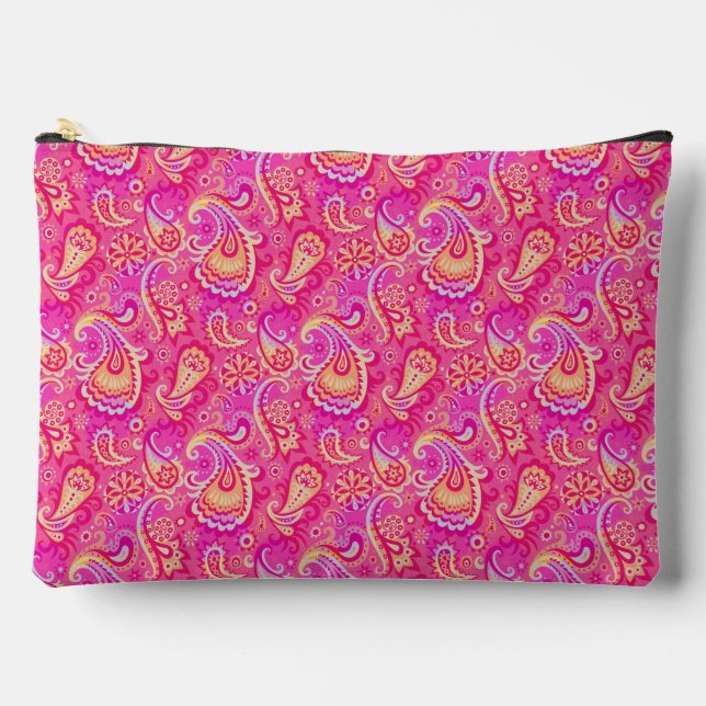 Bolsito Accesorio Grande Aspecto impecable de color rosa (Anverso)