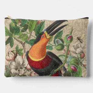 Bolsito Accesorio Grande Ave Tropical De La Selva Turca Hermosa Antigüedad