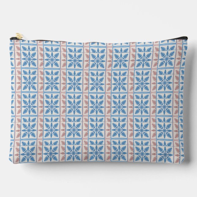 Bolsito Accesorio Grande Azulejos Grandes (Anverso)