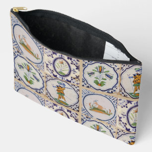 Bolsito Accesorio Grande Azulejos holandeses vintage Delft del siglo XVII a