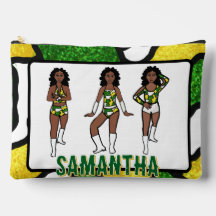 Bailarín personalizado camuflaje verde amarillo #1