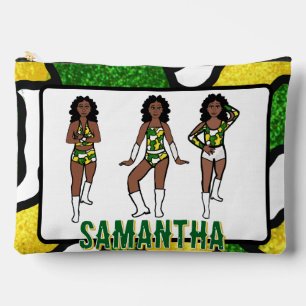 Bolsito Accesorio Grande Bailarín personalizado camuflaje verde amarillo #1