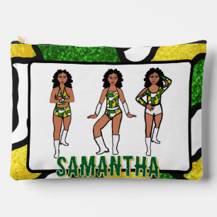 Bolsito Accesorio Grande Bailarín Personalizado Camuflaje Verde Amarillo #2