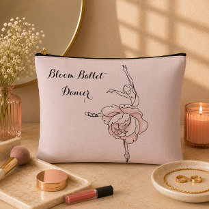 Bolsito Accesorio Grande Bailarina de ballet Bloom con toque floral