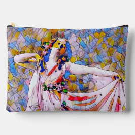 Bolsito Accesorio Grande Bailarina de vidrio manchado con vestido flojo
