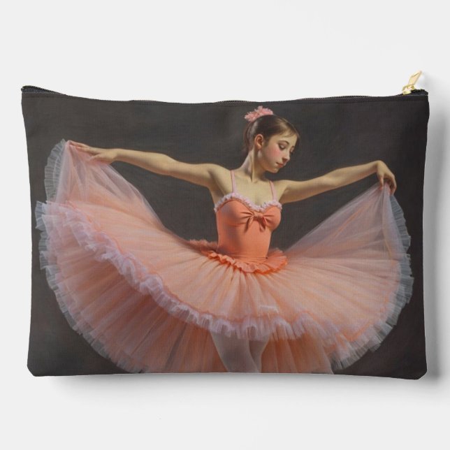 Bolsito Accesorio Grande Bailarina desplegando su tutu  (Reverso )