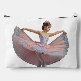 Bolsito Accesorio Grande Bailarina desplegando su tutu 