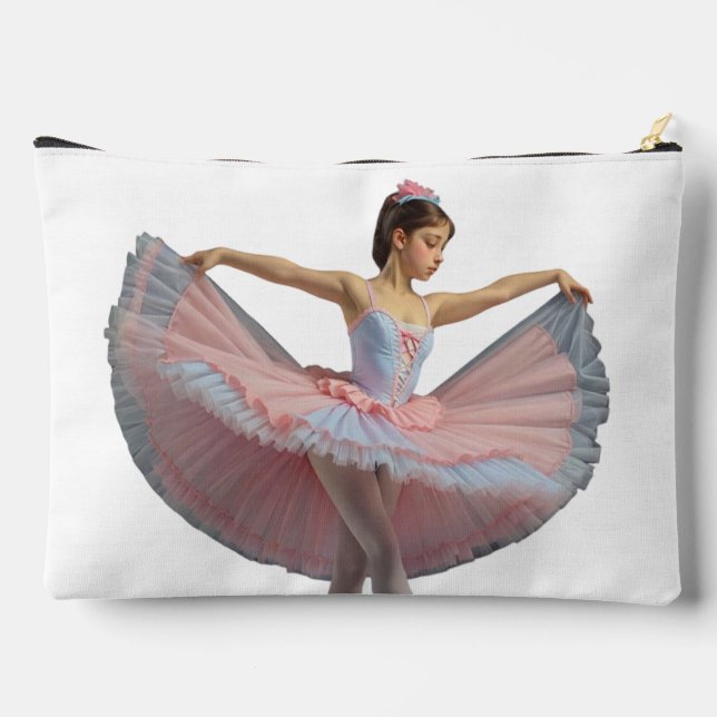 Bolsito Accesorio Grande Bailarina desplegando su tutu  (Reverso )