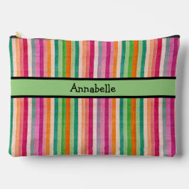 Bolsito Accesorio Grande Banda vibrante roja y verde