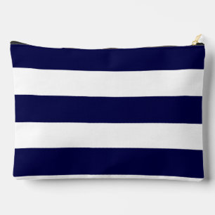 Bolsito Accesorio Grande Bandas náuticas Marina Azul y Blanco