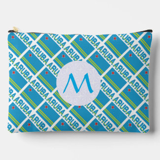Bolsito Accesorio Grande Bandera de Aruba en Monogramo