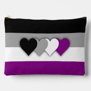 Bolsito Accesorio Grande Bandera de asexualidad