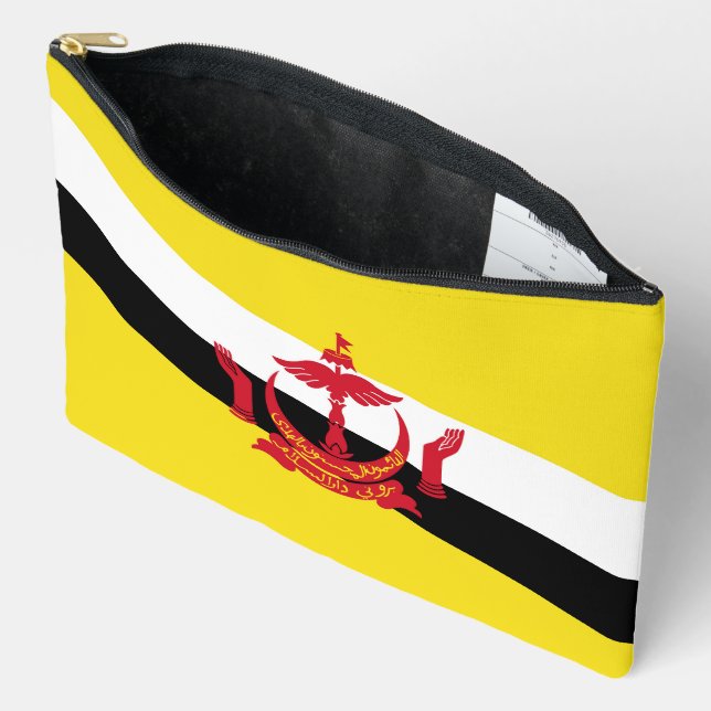 Bolsito Accesorio Grande Bandera de Brunei (Abierto)
