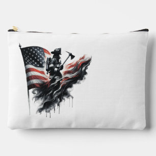 Bolsito Accesorio Grande Bandera de Estados Unidos. Bombero